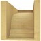 Ekena Millwork 10"W x 20"D x 10"H Wide Warren Rough Cedar Woodgrain TimberThane Corbel, Primed Tan CORUR10X20X10WARRCPR - alternate 3
